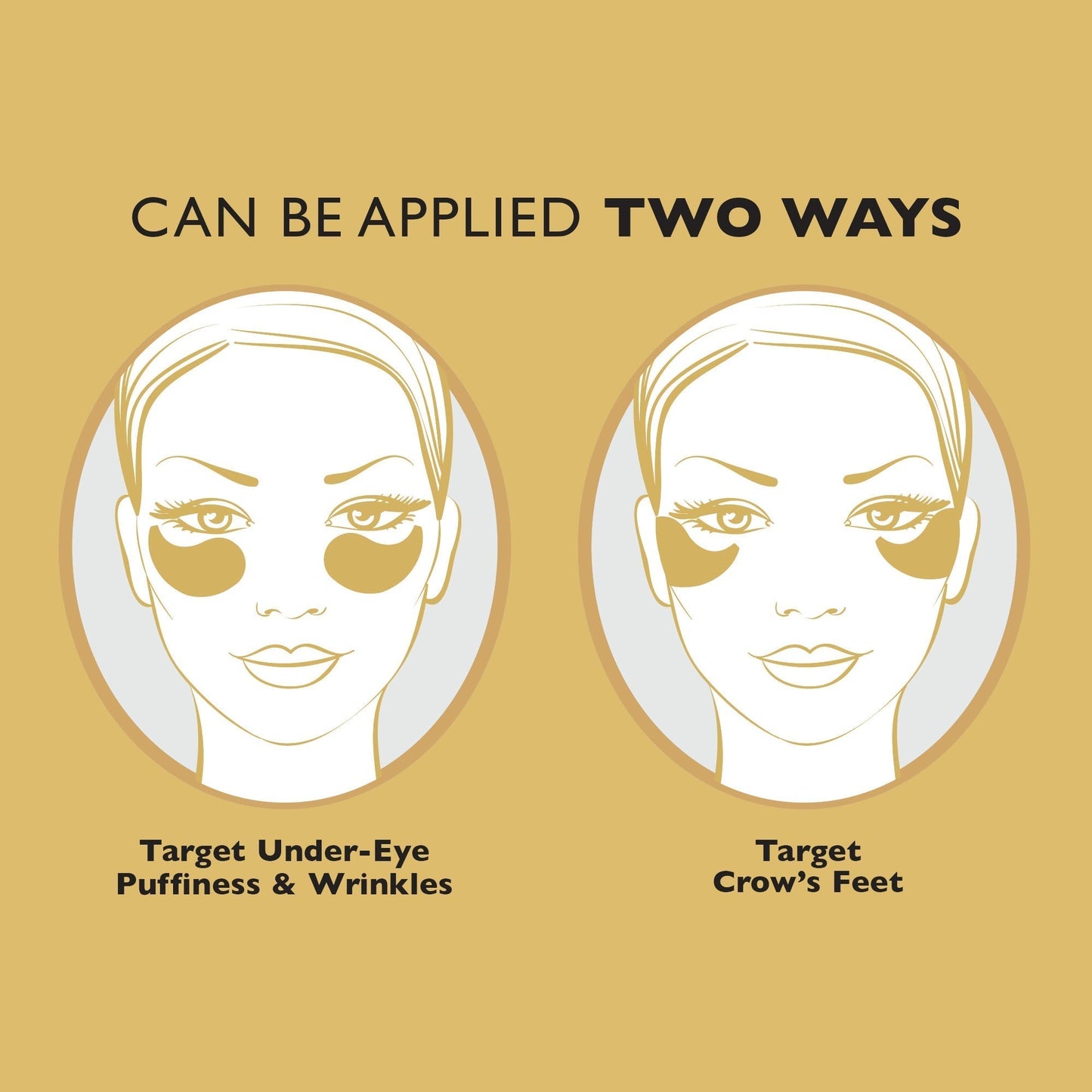 24K Gold Pure Luxury Lift & Firm Hydra-Gel Eye Patches|30 pairs